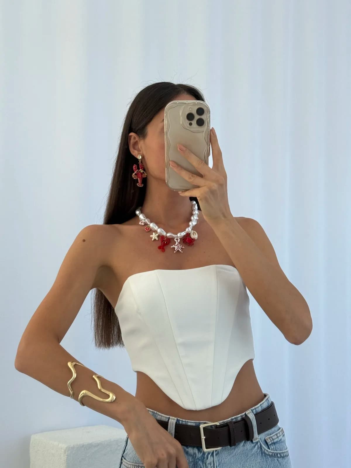 Özel Seri Soyut Tasarım Gold Ayarlanabilir Pinterest Bileklik